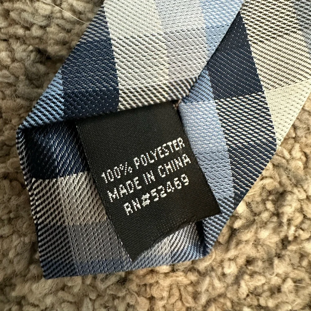 Boys polyester clip on tie 14.5 inches